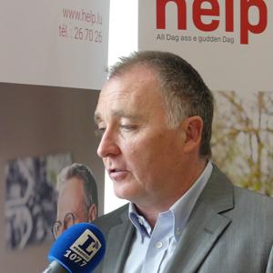 Le président de Help, Paul Bach, présente les évolutions des activités. Paul Bach en interview